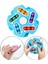 2 In 1 Dönen Sihirli Fasulye Küp Çift Çevirme El Bulmaca Yüzükler Stres Fidget Spinners Oyuncaklar Boys Için Unisex-Çocuk Yetişkinler (Mavi) (Yurt Dışından) 2