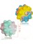 Adet Pop Stres Topları Fidget Oyuncakları, 3D Silikon Sıkıştırılmış Kabarcık Topları, Stres Giderici Duyusal Fidget Oyuncaklar Çocuklar Yetişkinler Için Hediye Ödülleri Parti Hediy (Yurt Dışından) 2