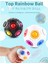 Dönen Stres Gökkuşağı Topu Infinity Rölyef Spinner Fidget Oyuncak Yetişkinler Çocuklar Için Eğitim Sihirli Küp Bulmaca (Beyaz) (Yurt Dışından) 2