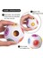 Dönen Stres Gökkuşağı Topu Infinity Rölyef Spinner Fidget Oyuncak Yetişkinler Çocuklar Için Eğitim Sihirli Küp Bulmaca (Beyaz) (Yurt Dışından) 4