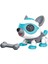 Robot Köpek Oyuncak, Çocuklar Için Akıllı, Kemikli Elektronik Evcil Köpek Yavrusu, Yeme, Esneme, Müzik Çoklu Fonksiyon Modları, Ses Sensörü, Dokunmatik Sensör, (Mavi) (Yurt Dışından) 1