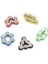 5 Adet Makaralı Zincir Fidget Oyuncak Stres Giderici Çelik Bisiklet Zinciri Fidget Parmak Oyuncakları Dehb Eklemek Için Anksiyete Yetişkin Çocuklar (Yurt Dışından) 4