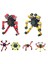 Fidget Spinner Harika Tasarım Fidget Oyuncak Yaratıcı Dönüştürülebilir Parmak Ucu Jiroskop Spinner Mech Zincir Rulman Eğlenceli Dekompresyon Anti-Anksiyete (Kırmızı Sarı Mavi) (Yurt Dışından) 1