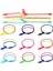 12 Pcs Parti Fermuar Bileklikler, Fermuar Bileklik Fidget Oyuncak Neon Renkler Fermuar Bileklikler Dostluk Fidget Fermuar Bileklikler Stres Giderici Fermuar Bileklikler Duyusal Oyu (Yurt Dışından) 1