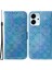 Onur Için Koruyucu Telefon Kapağı 80 Se 5g, Pu Deri Göz Kamaştırıcı Çiçek Deseni Flip Cüzdan Kılıfı Kayışla (Yurt Dışından) 1