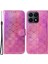 Pu Deri Kapak Honor X8A 4g Cüzdan Telefon Kılıfı Göz Kamaştırıcı Çiçek Desen Cep Telefonu Kabuğu Stand (Yurt Dışından) 1