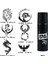 Vahşi Güzellikler Spray Tattoo Geçici Dövme Seti Dark Sprey Dövme Kiti 1