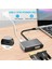 FC-02 Macbook Uyumlu Type-C To USB 3.0 1080P Hd 4K HDMI VGA Pd Aux Ses Girişli Çevirici Hub Adaptör 6