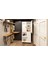 Alva Tamamı Mdf 4 Raflı Çok Amaçlı Mutfak Banyo Ayakkabılık Dolabı 70 cm 2