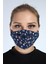 Yıkanabilir 3 Katlı Pamuklu Maske Desenli P10002 1