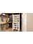 Venüs Tamamı Mdf 6 Raflı Çok Amaçlı Mutfak Banyo Ayakkabılık Dolabı 50 cm 3