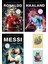 Sahanın Yıldızları: Haaland - Ronaldo - Messi - Harry Coninx + Not Defterli Seti 1