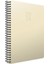 2024 Spiralli Günlük Ajanda 20X28 cm 419-SEK Krem 1