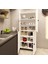 Tamamı Mdf 6 Raflı Çok Amaçlı Mutfak Banyo Ayakkabılık Dolabı 70 cm 1
