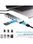 8 in 1 Type C to 2 Port USB 3.0 2 SD Kart TF Kart HDMI RJ45 2PD Kablolu Adaptör iphone 15 Serisi Uyumlu Type C Girişli Android Cihazlara Uyumlu ZR38 3