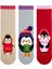 3lü Penguen Kaydırmaz Havlu Çocuk Çorap 1