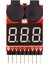 Lipo Seviye Ölçer ve Alarm Modülü 1-8S 2