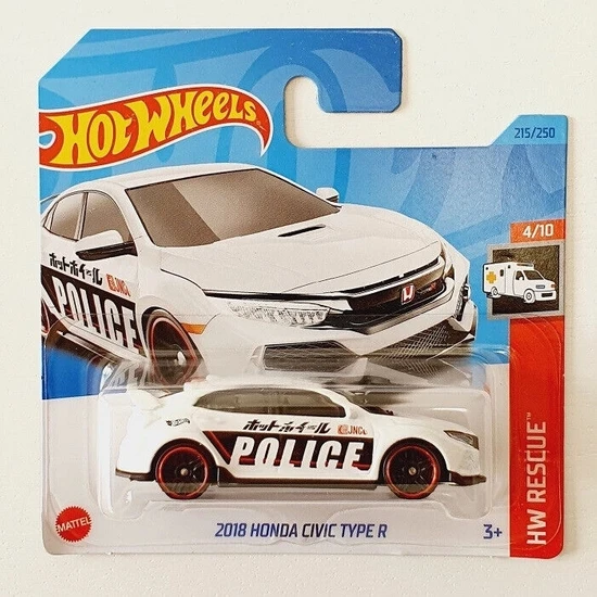 Hot Wheels Tekli Arabalar 2018 Honda Civic Type R-HKJ21