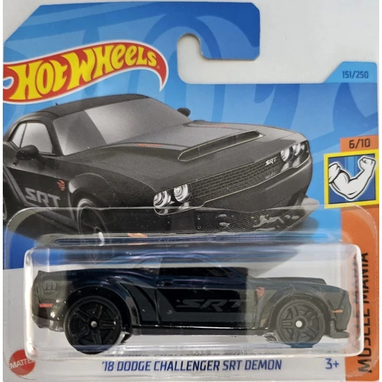 Hot Wheels Tekli Arabalar '18 Dodge Challenger Srt DEMON-HKK90