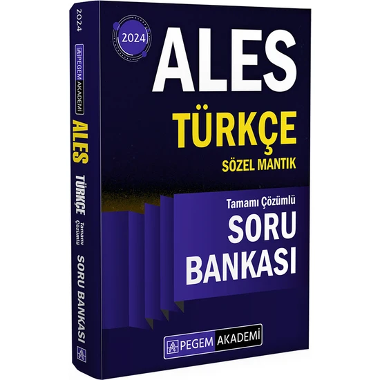 2024 Ales Türkçe Sözel Mantık Tamamı Çözümlü Soru Bankası
