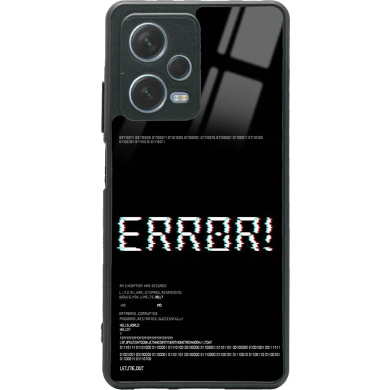 S-Case Samsung A51 Error Tasarımlı Glossy Telefon Kılıfı