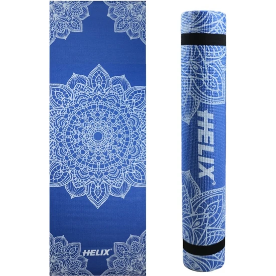 Helix Pvc Yoga Matı - Mavi
