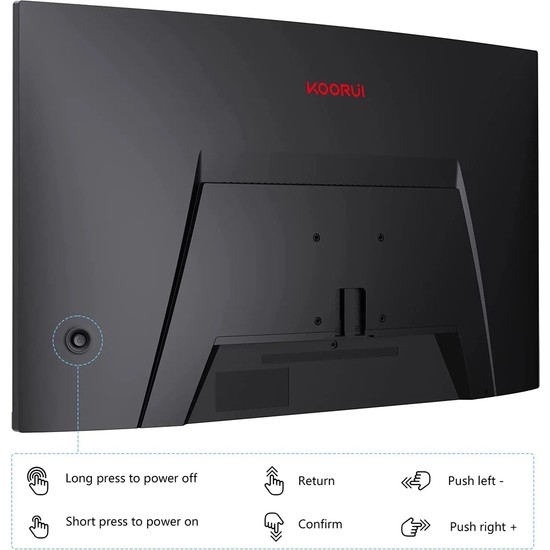 Koorui 27" 27E6QC 27" 144Hz 1ms Va Qhd (Hdmı, Displayport) Fiyatı