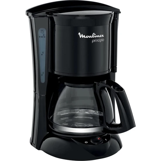 Moulinex FG1528 Kahve Makinesi ile Filtre, 6 Kupa Siyah Renk