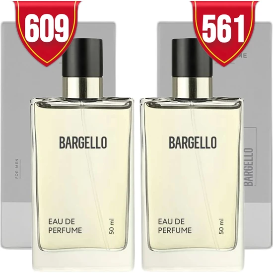 Bargello 609 Erkek Parfüm  Fresh + 561 Erkek Parfüm Fresh 50 ml EDP