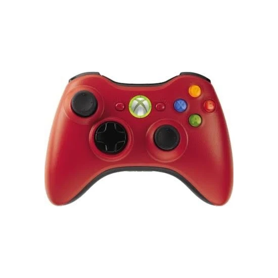 Crk Teknoloji  Xbox 360 Wireless Controller Kablosuz Kumanda Oyun Kolu Kırmızı Pc Alıcılı