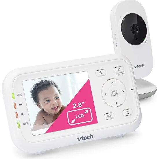 Vtech Video Bebek Monitörü - Otomatik Gece Görüşü, - 2.8 Inc Ekran