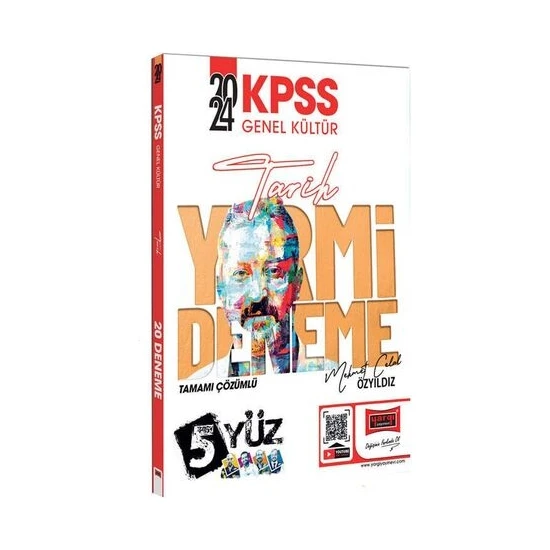 Yargı Yayınevi 2024 KPSS 5yüz Ekibi Tarih Tamamı Çözümlü 20 Deneme