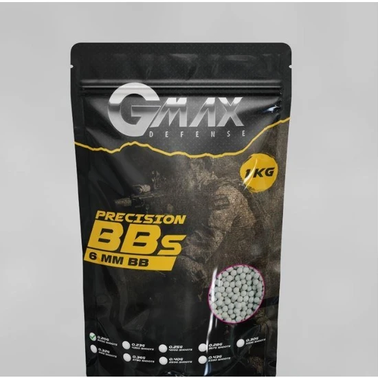 Gmax 0.25 gr 1 kg Airsoft Bb (4000 Adet)