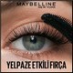 Maybelline New York Lash Sensational Yelpaze Etkili Intense Black Maskara - Ekstra Siyah