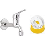 Arçe Banyo Tuvalet Bahçe Lavabo Musluğu Çeşmesi Sızdırmaz Teflon Bant ile Krom Renkli