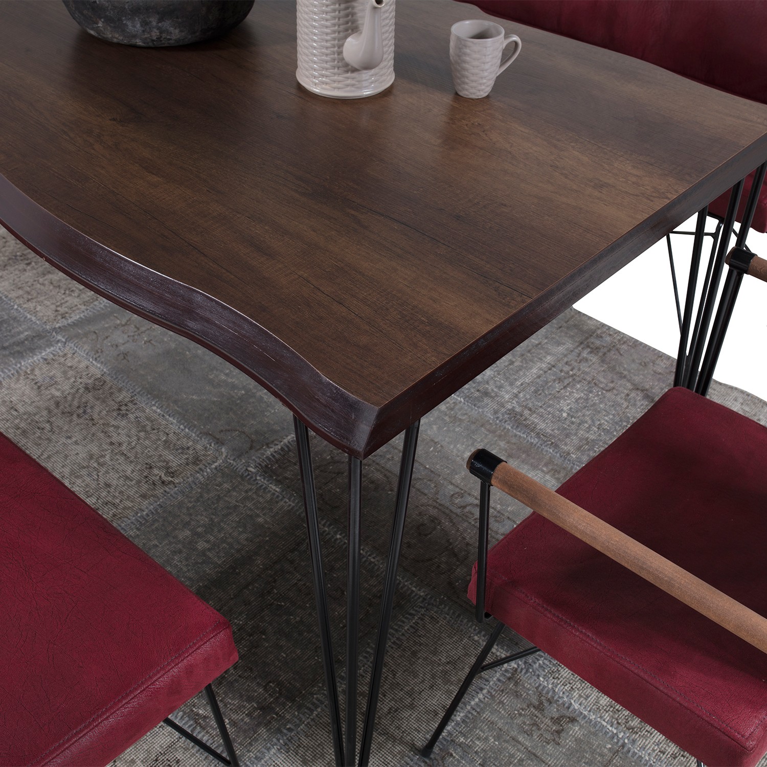 Eymense Ürgüp Banklı Mutfak Masa Takımı Fiyatı Taksit Seçenekleri