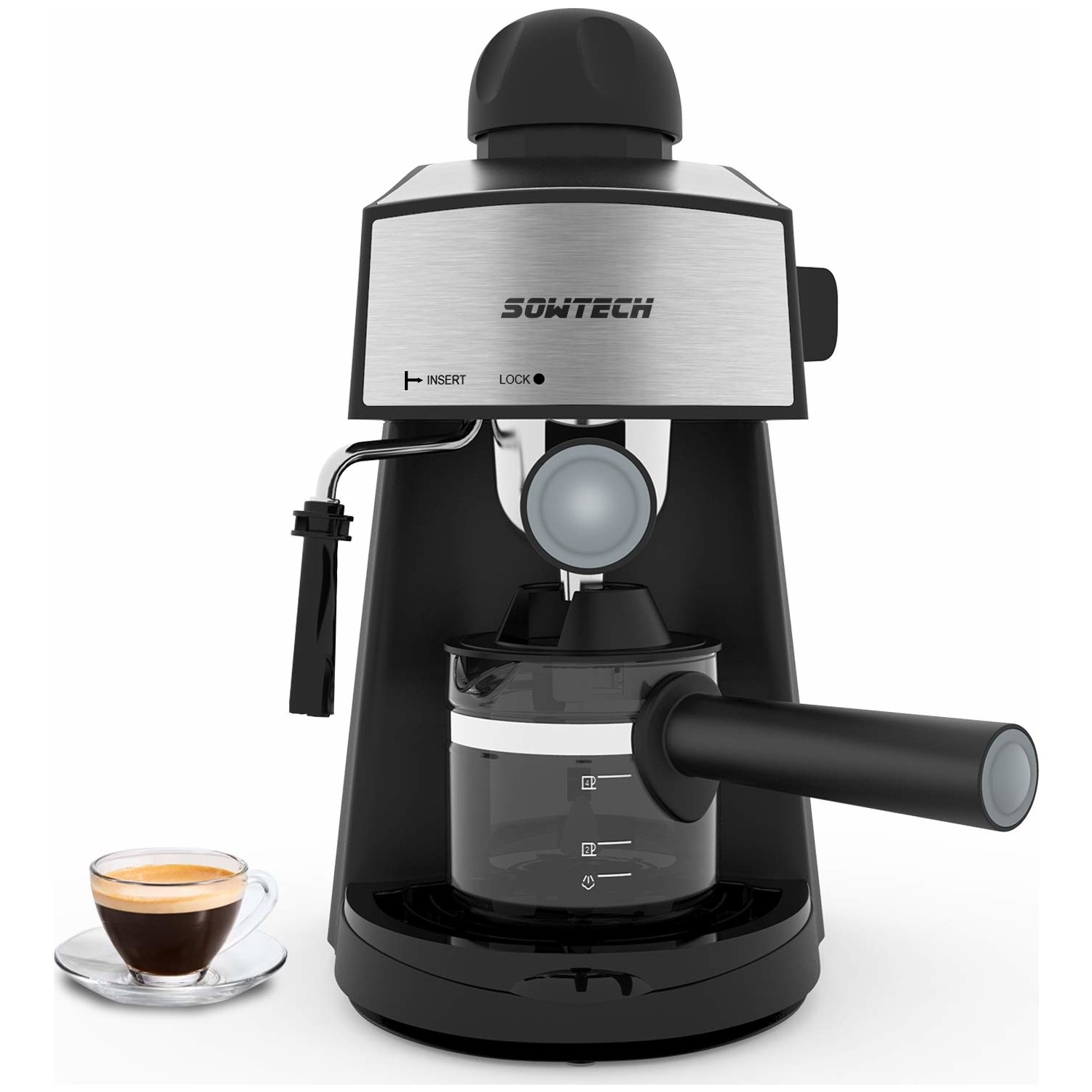 Sowtech 3.5 Bar 4 Cup Süt Köpürtücülü Espresso & Cappuccino Fiyatı