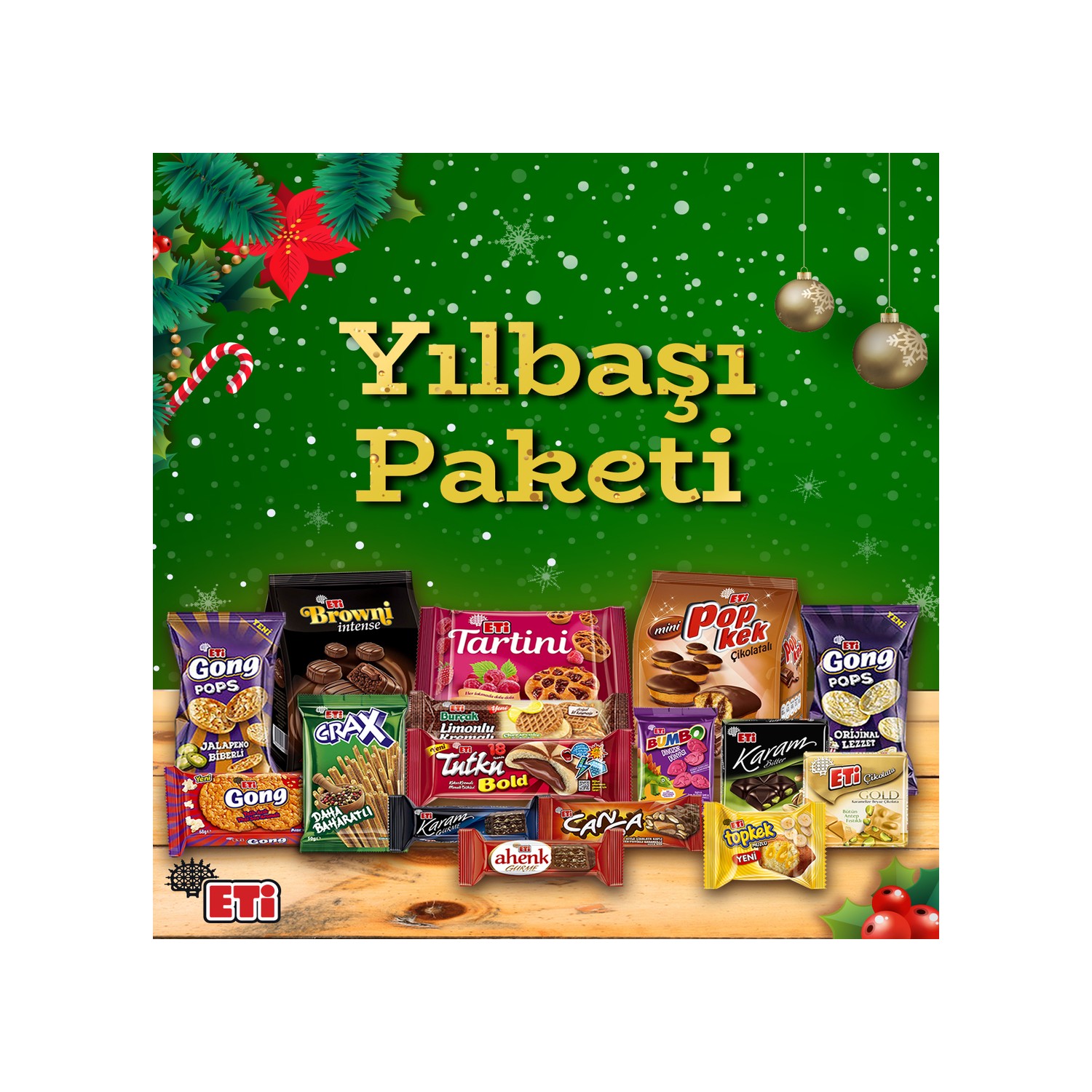 Hediye-paketi-süsleme-tile – ceviz ağacı pasta & çikolata Eti Yılbaşı Paketi Fiyatı, Taksit Seçenekleri ile Satın Al