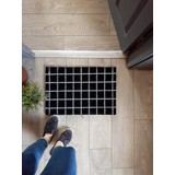 Giz Home Koko Kapı Paspası 40 x 60 cm Beyaz Kareli