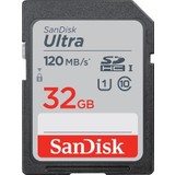 SanDisk Ultra 32GB 120MB/s SDHC Hafıza Kartı (SDSDUN4-032G-GN6IN)