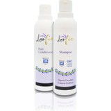 Laofix Organik İçerikli Lavantalı Saç Dökülme Önleyici ve Uzatmaya Yardımcı 2'li Bakım Seti (Şampuan + Krem)
