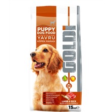 Goldi Kuzu Etli Pirinçli Yavru Köpek Maması 15 kg