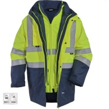 Vizwell VWJK44 – Vizwell 300 D Oxford 5+1 Reflektörlü Parka – 5 Farklı Kullanım