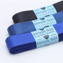 Elmas Süs Karışık-B Saten Kurdele (3 Adet 3 cm 10 M)