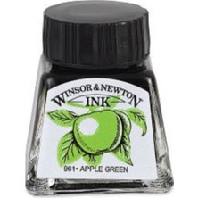 Winsor & Newton : Çizim Mürekkebi : 14 ml : Apple Green 011