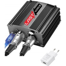 Lastvoice Ph-1000 +48V Phantom Power Ses Kartı (Usb ve XLR Kablo + Adaptör)