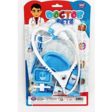 Hobi Toys Oyuncak Doktor Seti Mavi 8 Parça