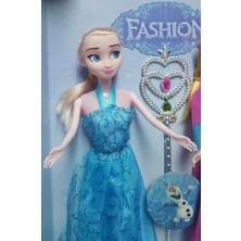 Bobo Toys Frozen Elsa ve Anna Oyuncak Bebek 2'li 30 cm