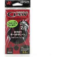 Xesta Assist Hook W Claw Hold Tune  2/0 3.5cm