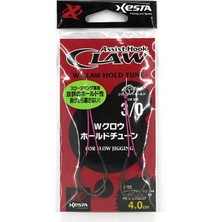 Xesta Assist Hook W Claw Hold Tune  3/0 4cm